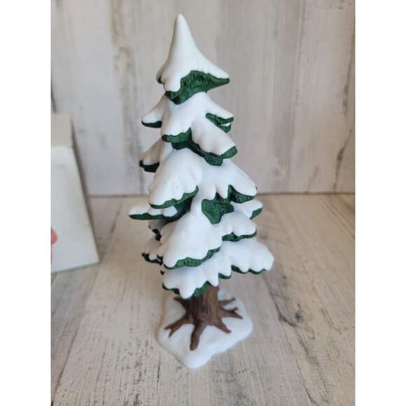 Dept 56 52813 Village porcelain pine large snow accessory xmas - Picture 6 of 8